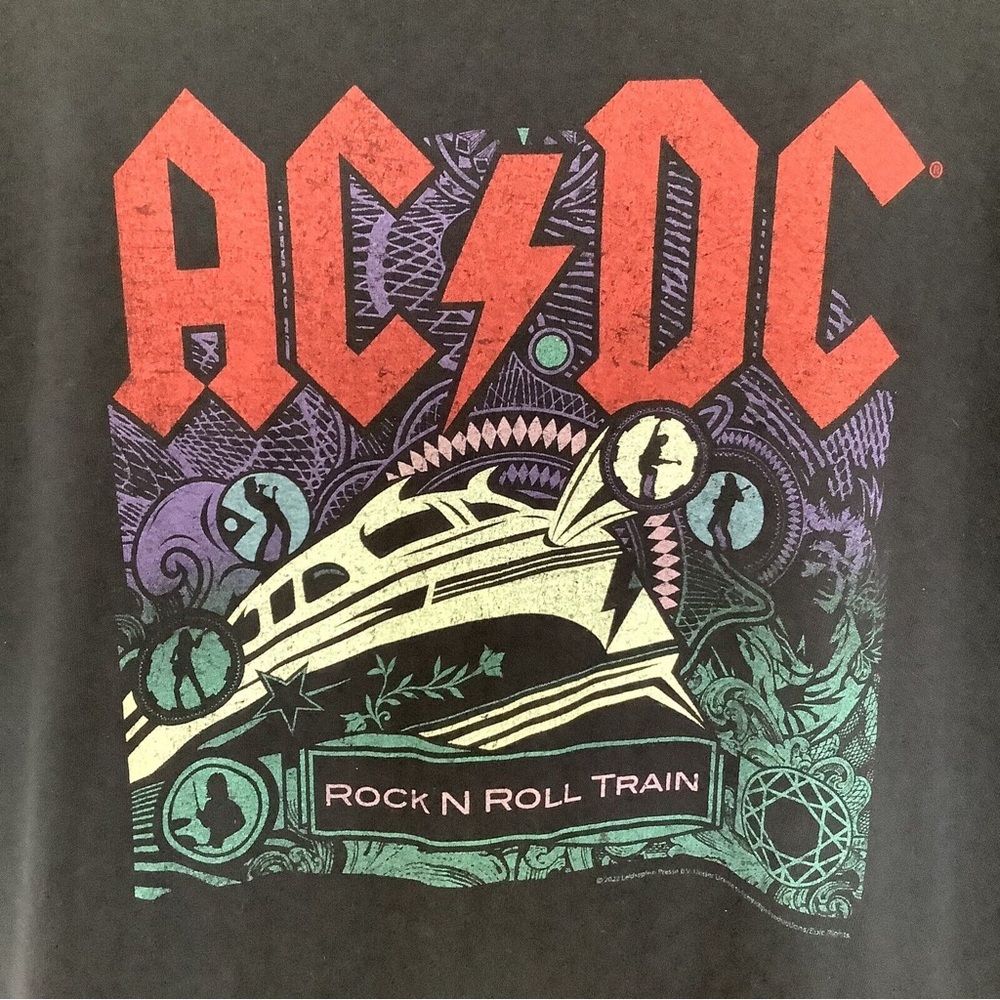 AC DC Unisex XS Short Sleeve Band T-shirt 100% Cotton